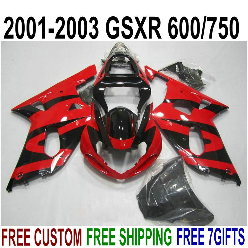 Perfect fit for SUZUKI GSXR600 GSXR750 2001-2003 plastic fairings set K1 01 02 03 GSX-R 600 750 red black fairing kit XA86, Same as the picture shows
Perfect fit for SUZUKI GSXR600 GSXR750 2001-2003 plastic fairings set K1 01 02 03 GSX-R 600 750 red black fairing kit XA86, Same as the picture shows