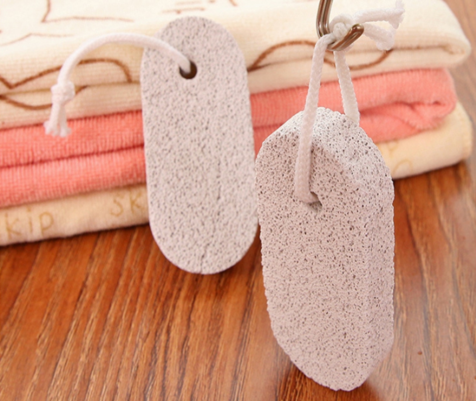 200pcs/lot Foot Bath Pumice Stone Scruber Hard Dead Skin Remover Scrub Feet Exfoliating Calluses Brush Foot Care Tool Dead Skin Remover