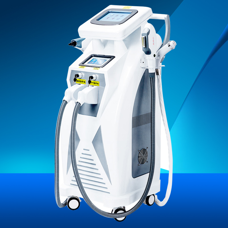 Multifunction OPT Elight Hair Removal IPL Skin Rejuvenation Nd Yag Laser Tattoo Removal Treatment RF Lifting Machine