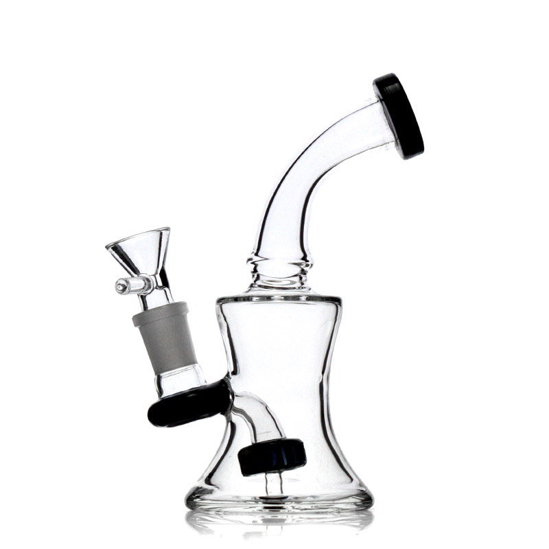 Factory price bent mini glass bong glass water pipe bongs water pipe with blue green black white color
Factory price bent mini glass bong glass water pipe bongs water pipe with blue green black white color