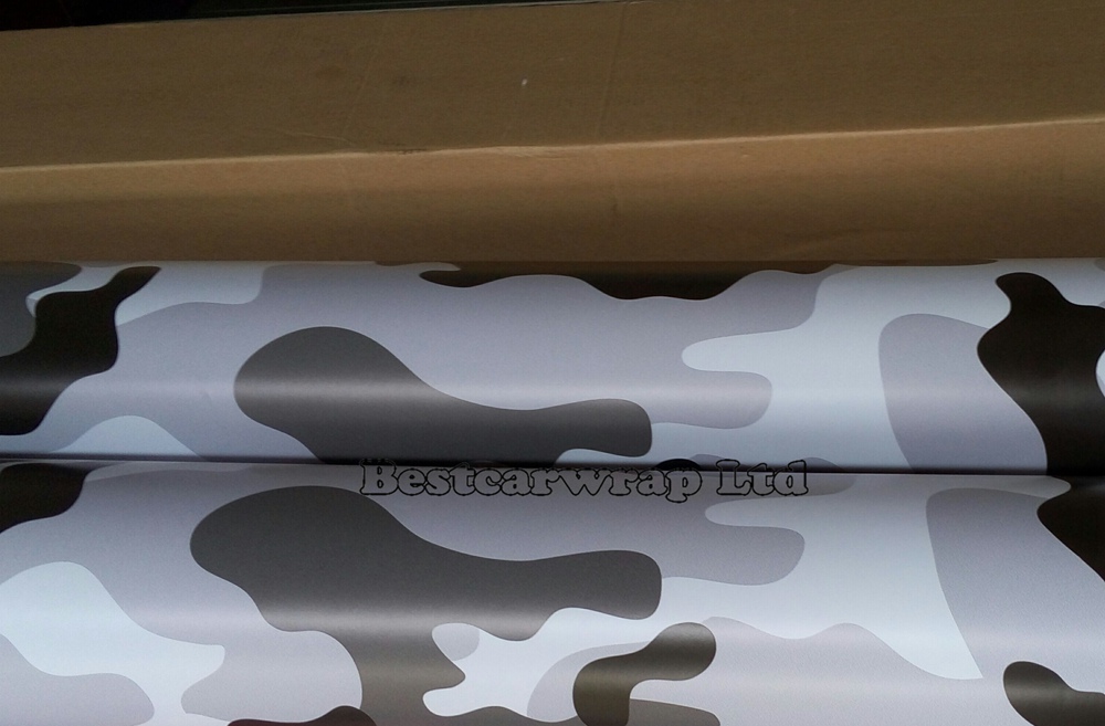 Black white CAMO Graffiti Camouflage Vinyl Wrap Sheet Stickerbomb Arctic Camo Sticker with air release for Car wrap Vehicle wrap 1.52x 30m