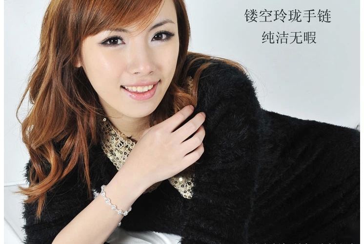 Free Shipping with tracking number Top Sale 925 Silver Bracelet Sweet thread Bracelet Silver Jewelry 20Pcs/lot 1507