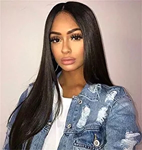 DIVA 360 hd transparent Frontal Lace Wig Straight glueless Indian Hair Wigs Virgin 360 full front human hairs 130% Density Natural
