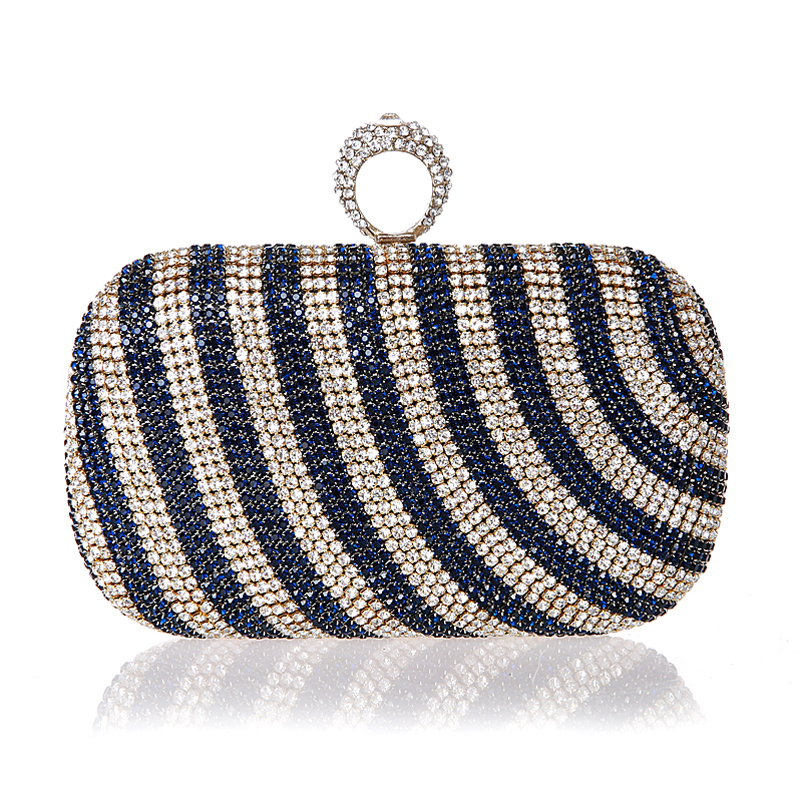 New Mini Finger Ring Handbag Diamond Rhinestone Clutch Bag Evening Banquet Crystal Purse Beautiful Bride Party Purse, Black
New Mini Finger Ring Handbag Diamond Rhinestone Clutch Bag Evening Banquet Crystal Purse Beautiful Bride Party Purse, Black
