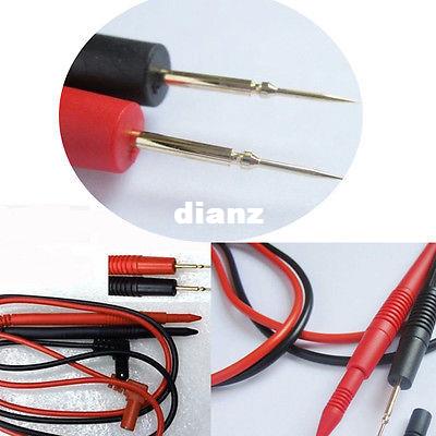 New Arrive High Quality 1 Pair Universal Needle Tip Probe Test Leads Pin For Digital Multimeter Meter Tester
New Arrive High Quality 1 Pair Universal Needle Tip Probe Test Leads Pin For Digital Multimeter Meter Tester