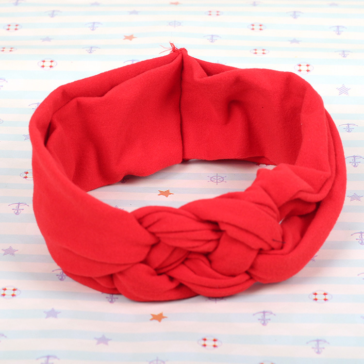 Kids Girls Cotton Headwraps Infant Baby girl Stretchy hairbands babies twisted hair accessories