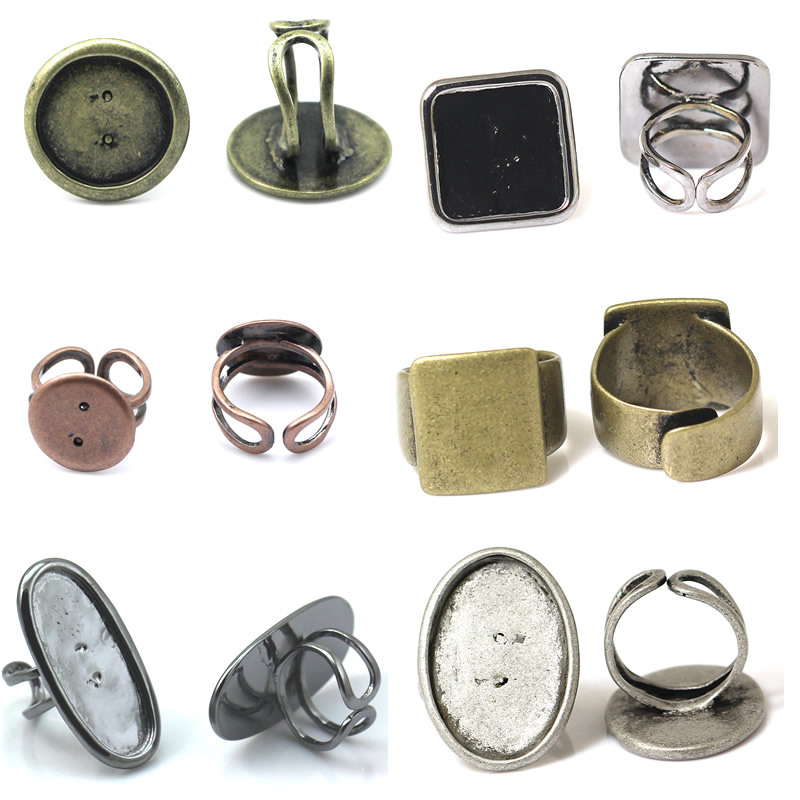 Beadsnice fashion jewelry making supplies adjustable ring base gemstone ring blank brass mix style diy rings findings ID 32245
Beadsnice fashion jewelry making supplies adjustable ring base gemstone ring blank brass mix style diy rings findings ID 32245