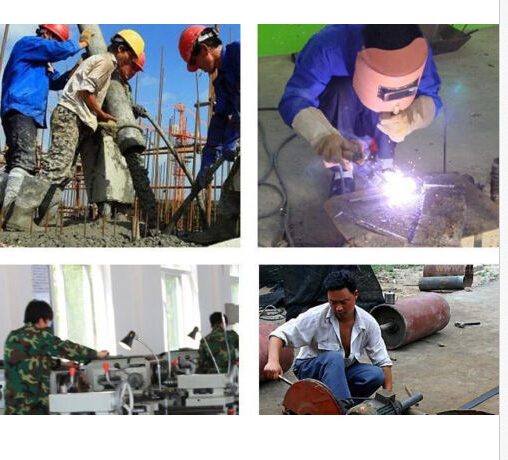 high quality leather welding gloves wear protective gloves for industrial welding works