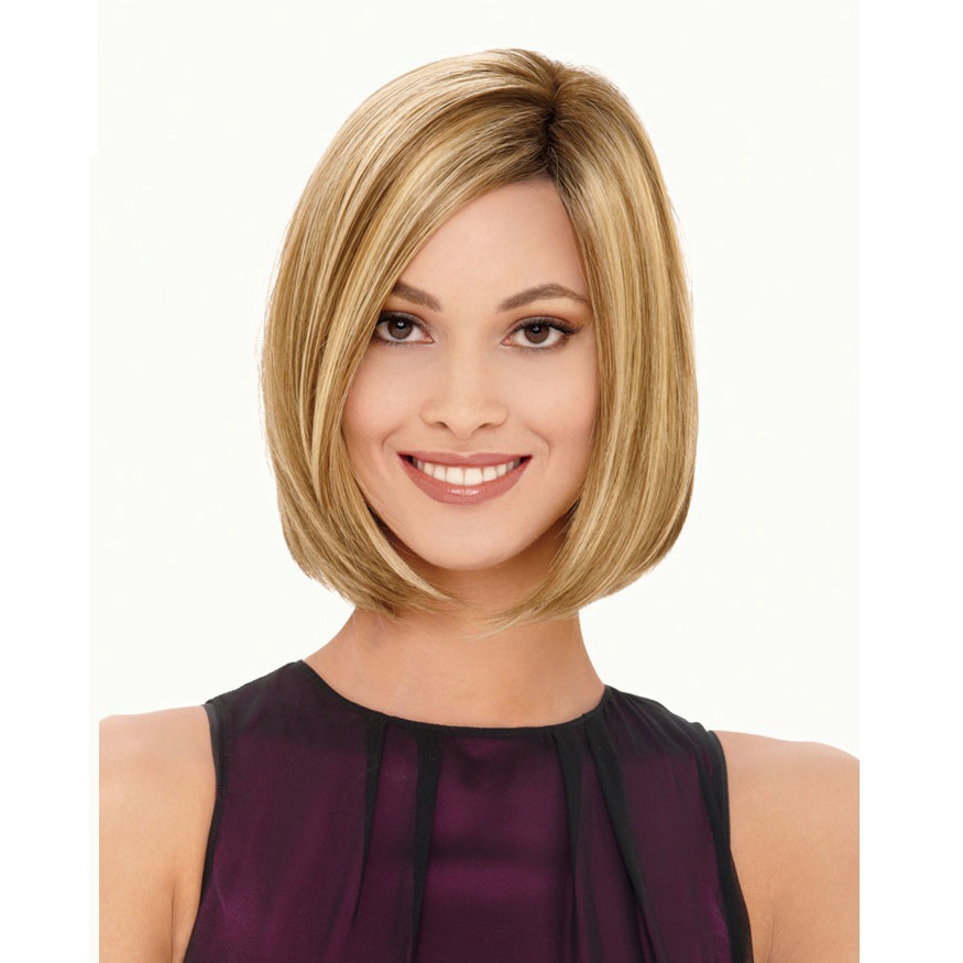 Fashion hair style Fashion blonde highlighted Short Straight BOBO womens wig free shipping