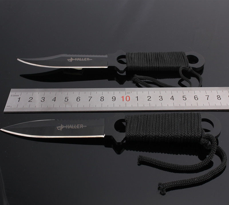 Haller Leggings Black Camping Knife High Hardness 58HRC Stainless Steel Military Knife Jungle Survival Diving Hunting Knives
Haller Leggings Black Camping Knife High Hardness 58HRC Stainless Steel Military Knife Jungle Survival Diving Hunting Knives