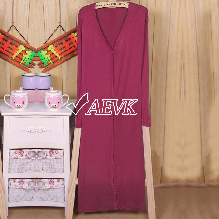 Women brand Long sleeve Casual Maxi Cardigan Sweater Solid female Knitwear Coat free shipping b8 SV005966