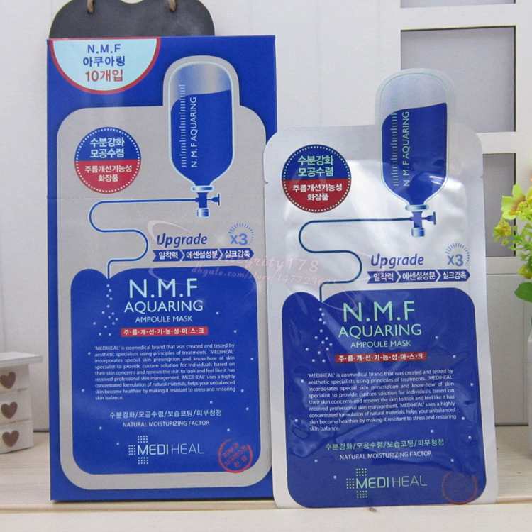 NMF silk mask NMF aquaring ampoule mask Korea Clinie injection mask (NMF reservoir Moisturizing ), 10pcs/lot, free shipping
NMF silk mask NMF aquaring ampoule mask Korea Clinie injection mask (NMF reservoir Moisturizing ), 10pcs/lot, free shipping