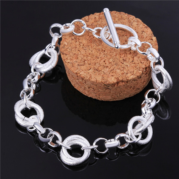 Hot sale christmas gift 925 silver Bicyclic TO Bracelet DFMCH352,Brand new fashion 925 sterling silver plate Chain link bracelets high grade
Hot sale christmas gift 925 silver Bicyclic TO Bracelet DFMCH352,Brand new fashion 925 sterling silver plate Chain link bracelets high grade