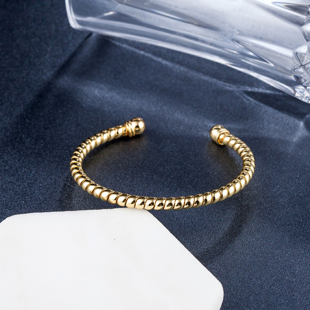 10pcs/lot hot gift factory price 925 silver charm bangle Personality caterpillar 18K gold bracelet fashion jewelry 1830