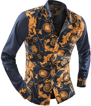 Wholesale-Design and Color Summer Men'splaid Shirts 100% Cotton Long Sleeve Mens Dress Shirts Good Quality Business Casual Menshirt 2XL