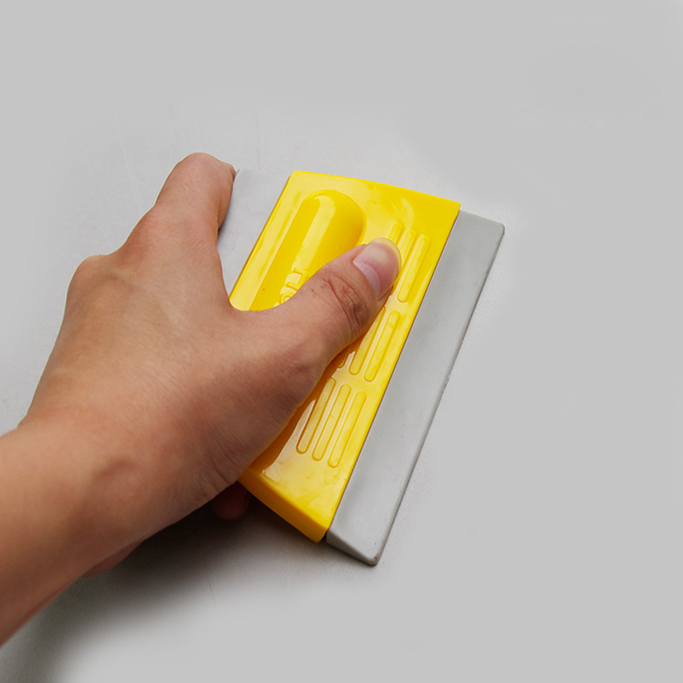 High Precision Vinyl Wrap Squeegee - Ergonomic '3H' Type Delux Rubber Edge for Optimal Window Cleaning Performance MO-202