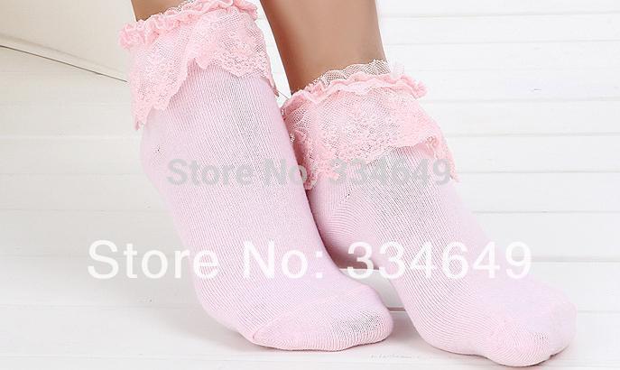 free shipping cute women soft Lace Ruffle Frilly Ankle Socks Ladies Princess Girl #5532