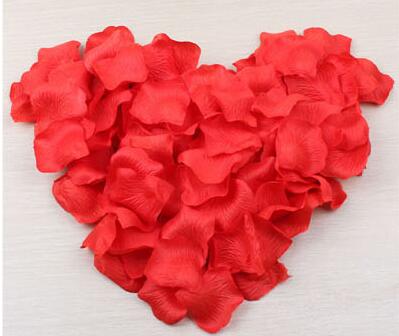 Artificial fabric rose petal for wedding silk rose flower fake flower wedding decorationParty Festival Table Confetti Decor