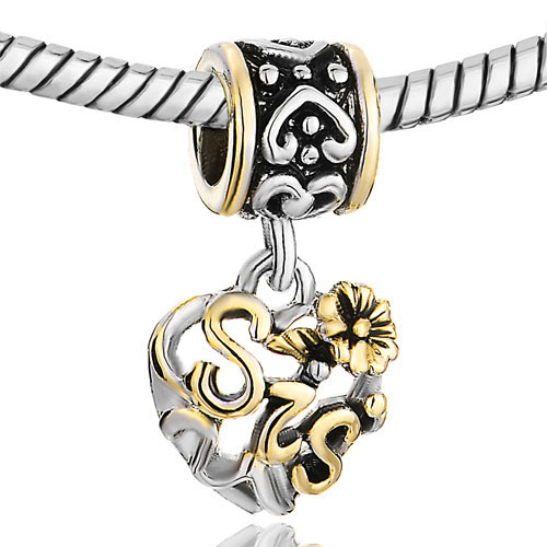 Hollow flower heart love sis sister mom aunt grandma European style dangle bead drop lucky charms Fits Pandora charm bracelet, Black
Hollow flower heart love sis sister mom aunt grandma European style dangle bead drop lucky charms Fits Pandora charm bracelet, Black