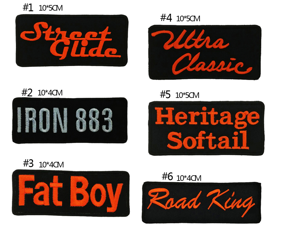 6pcs/lotl Motorcycle Rocker Embroidered Iron On Patch Motorcycle Biker Club MC Front Jacket Vest Patch Detailed Embroidery, Black
6pcs/lotl Motorcycle Rocker Embroidered Iron On Patch Motorcycle Biker Club MC Front Jacket Vest Patch Detailed Embroidery, Black