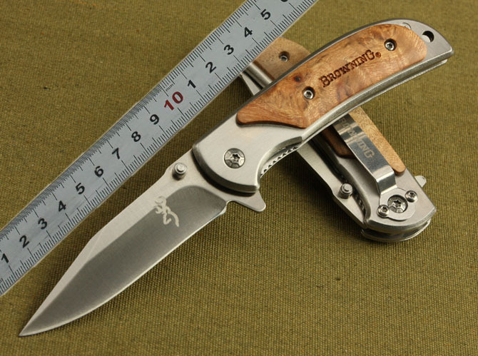 Browning 338 hunting knife 440 blade 57HRC EDC Folding knife pocket Survival camping Knife knives new in original box от DHgate WW