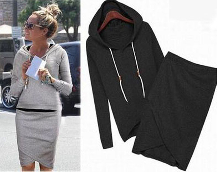 2015 Women baseball jacket casual sweat skirt suits sport sweatshirt shorts tracksuits animal hoodies dress suit 2pcs/set DF-258