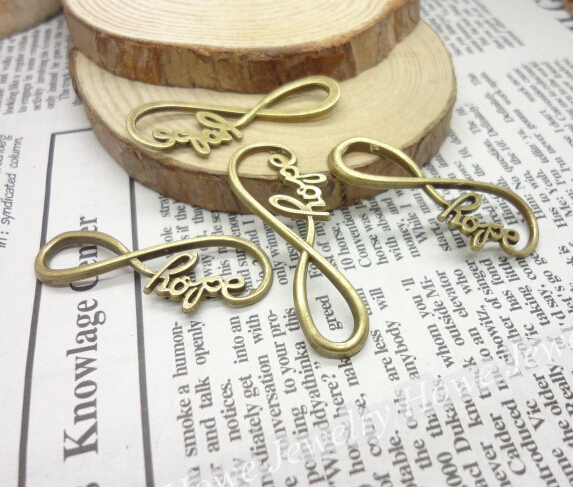 Wholesale-60pcs/bag Fashion newest infinity charms "hope" making for infinity symbol jewelry 13*39mm F904
Wholesale-60pcs/bag Fashion newest infinity charms "hope" making for infinity symbol jewelry 13*39mm F904