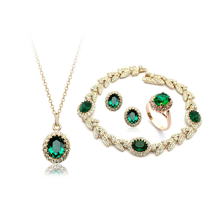 Drop Shipping ,Top Quality Emerald necklace+earrings+ring+bracelet 18K gold plated crystal Jewelry sets,Brand jewellry sets wholesales gift, Purple
Drop Shipping ,Top Quality Emerald necklace+earrings+ring+bracelet 18K gold plated crystal Jewelry sets,Brand jewellry sets wholesales gift, Purple