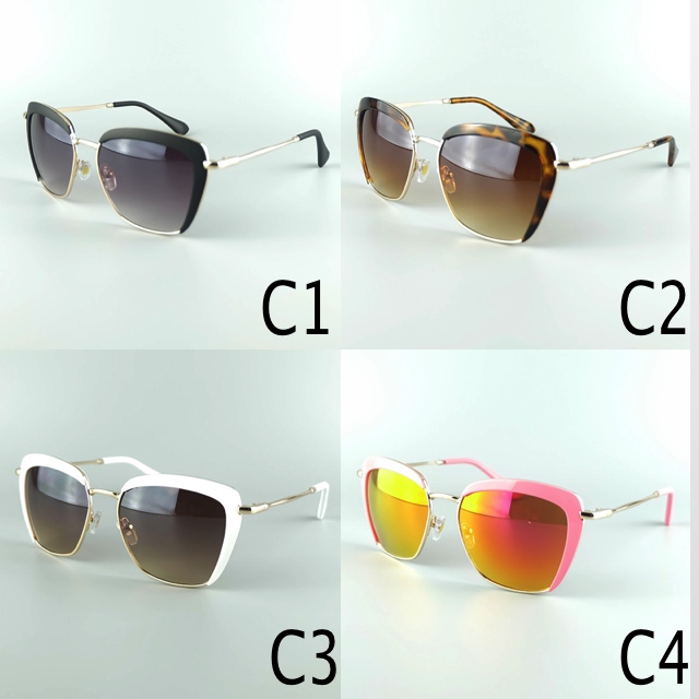 Fashion Sunglasses Retail High Quality Women Designer Sun Glasses UVA UVB 4 Colors Ladies Summer Adumbral Eyewear
Fashion Sunglasses Retail High Quality Women Designer Sun Glasses UVA UVB 4 Colors Ladies Summer Adumbral Eyewear