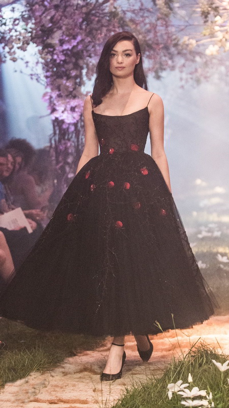 Polo Sabastian Spaghetti Black Prom Dresses Ankle Length Illusion Sexy Evening Gown Lace Beads Sequins Formal Dress Party Wear