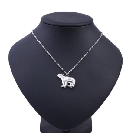 Polar Bear Pendant Necklace Chain Silver Animal Necklaces Jewelry for Women and Girls, Golden;silver
Polar Bear Pendant Necklace Chain Silver Animal Necklaces Jewelry for Women and Girls, Golden;silver