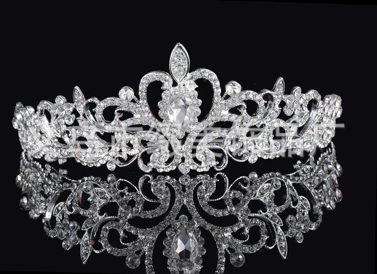 birdal crowns New Headbands Hair Bands Headpieces Bridal Wedding Jewelries Accessories Silver Crystals Rhinestone Pearls HT06 от DHgate WW