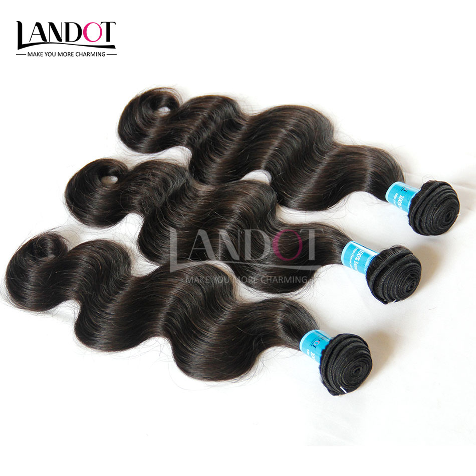 9A Grade Indian Body Wave Virgin Human Hair Weave Bundles 3Pcs Unprocessed Raw Indian Remy Hair Extensions Thick Soft Full Hair Double Wefts