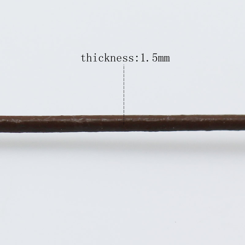 Real Leather Jewelry Cord by Beadsnice - Genuine Material for Necklaces and Bracelets (ID 3450)