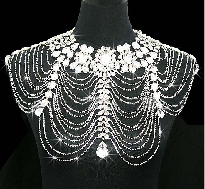 Wedding Rhinestone Pearl Necklace+Earrings Wedding Bridal Jewelry Sets wedding accessories bridalmaid dress hair party supply HT034
