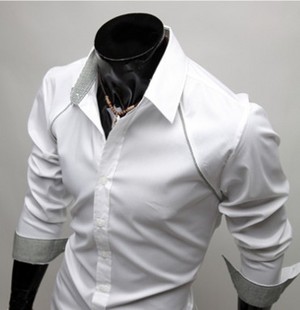 Wholesale-Free Shipping New fashion Mens shirts Hot classical business shirt men slim fit stylish dress long sleeve formal shirts