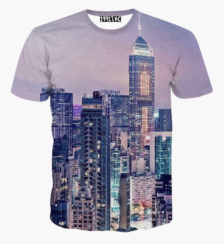 FG 1509 new style Harajuku Art body painting men's women's printed 3d t shirt new Harajuku fashion t-shirt Tops Tees