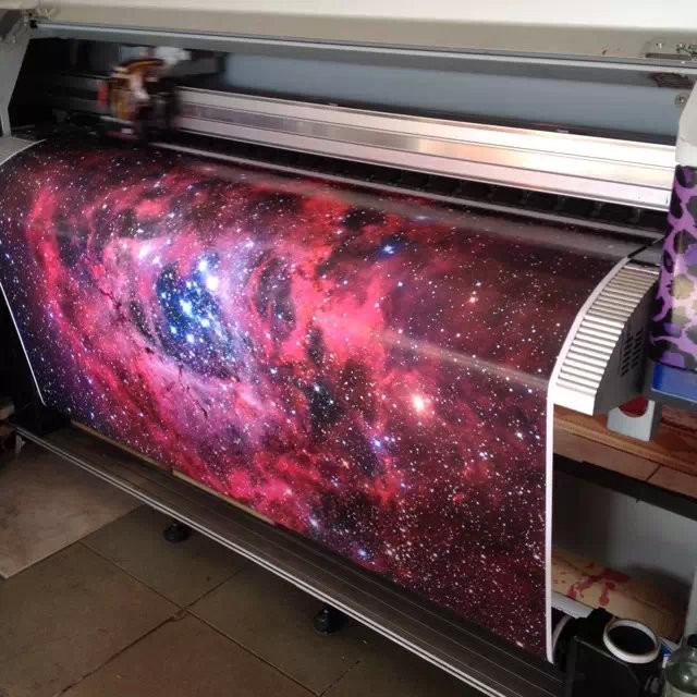 Premium Galaxy Vinyl Wrap Stickerbomb Starry sky Vinyl Car Wrap Film sticker bomb decal with air release 1.52X30M/Roll 5x98ft