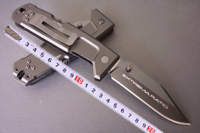 Top quality EX RATIO FUlCRUM-II-D head(4mm) folding knife outdoor camping knife hiking survival knife, with black Gift box packing