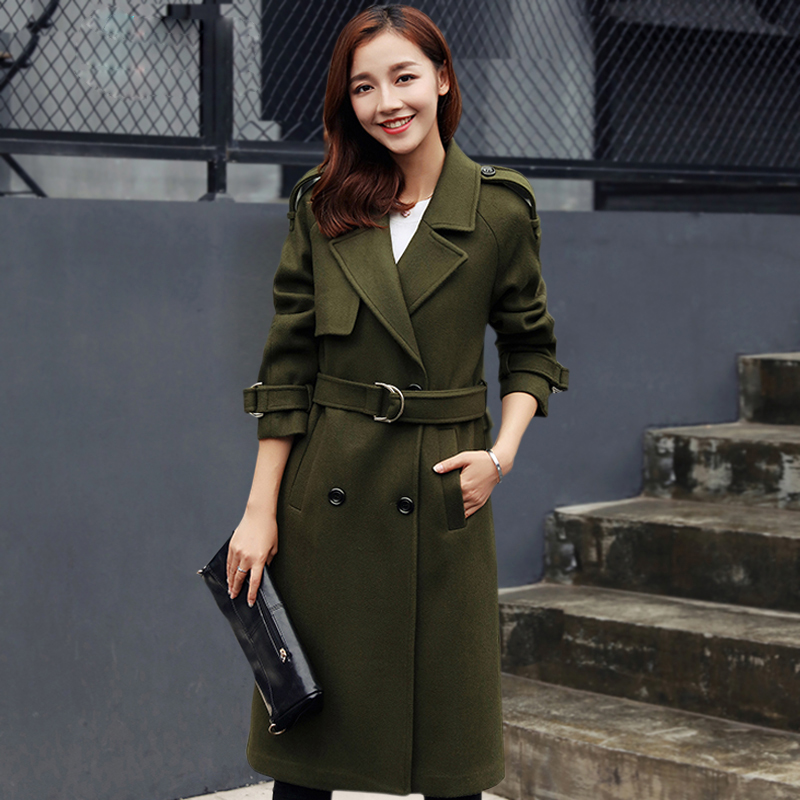 Clothing loose thin coat wool jacket to send long stretch trench coat women long women's trench coat for women fashion autumn
Clothing loose thin coat wool jacket to send long stretch trench coat women long women's trench coat for women fashion autumn