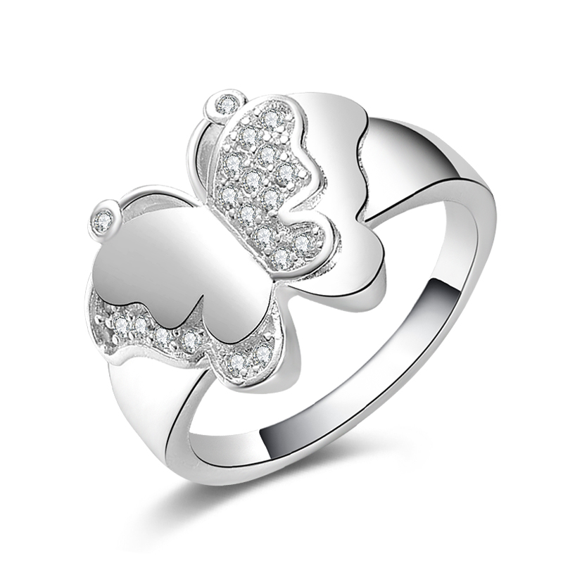 Free Shipping New 925 Sterling Silver fashion jewelry Butterfly with crystal ring hot sell girl gift 1481
Free Shipping New 925 Sterling Silver fashion jewelry Butterfly with crystal ring hot sell girl gift 1481