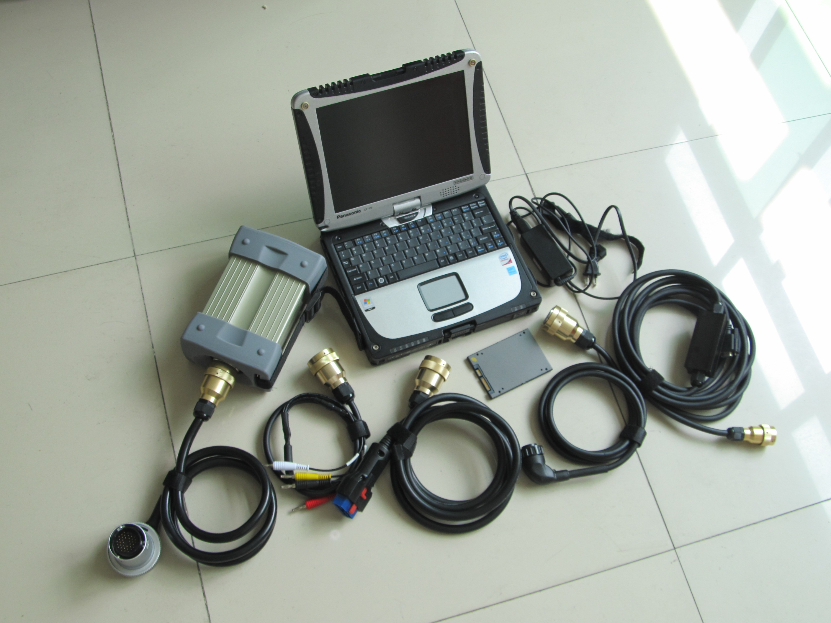 mb c3 star diagnosis tool multiplexer xentry ssd super speed with cf19 touch screen laptop toughbook ready to use car truck scanner