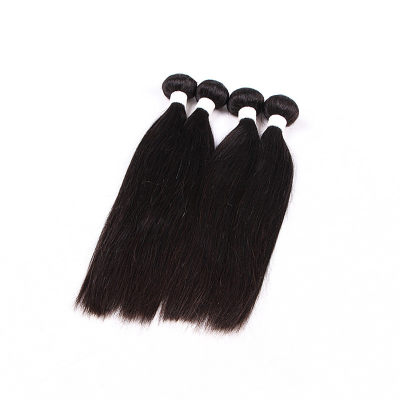 grade 6astraight wave hair weaving 50g bundle 4 bundles 100 remy human hair natural color free tanglefree shedding