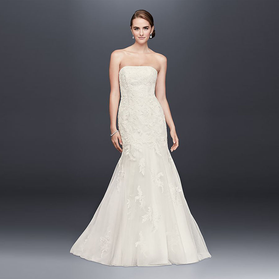 2019 Hot Beaded Lace Mermaid Wedding Dress with Tulle Skirt White Appliques Custom Made Bridal Gowns Open Back WG3869, Custom made from color chart
2019 Hot Beaded Lace Mermaid Wedding Dress with Tulle Skirt White Appliques Custom Made Bridal Gowns Open Back WG3869, Custom made from color chart