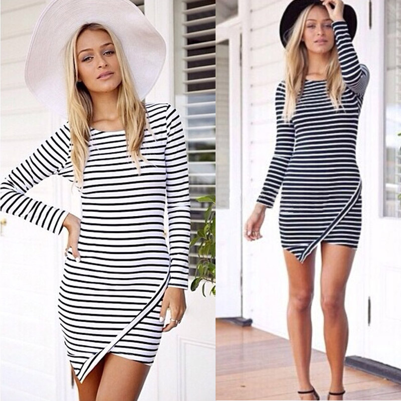New Fashion Slim Hip Bodycon Dresses Casual Women Work Wear Strip Dress Plus Size, Black
New Fashion Slim Hip Bodycon Dresses Casual Women Work Wear Strip Dress Plus Size, Black