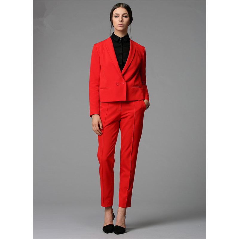 New Red Work Wear Bussiness Formal Elegant Women Pant Suits Blazers Ladies Office Suits Fashion Women Trouser Suits Custom Made
New Red Work Wear Bussiness Formal Elegant Women Pant Suits Blazers Ladies Office Suits Fashion Women Trouser Suits Custom Made
