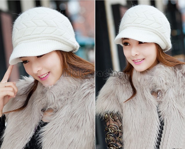 Fashion Crochet Beanie Hats Elegant Women Hat Winter And Fall Skull Caps Knitted Cap Keep Warm Multi Colors