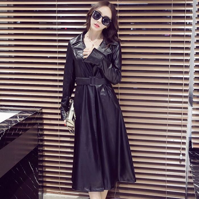 NEW CHEAP SALE Black Red PU Leather Womens Trench Coats Long Autumn Winter Coat Women Jacket Leather CAF232
NEW CHEAP SALE Black Red PU Leather Womens Trench Coats Long Autumn Winter Coat Women Jacket Leather CAF232