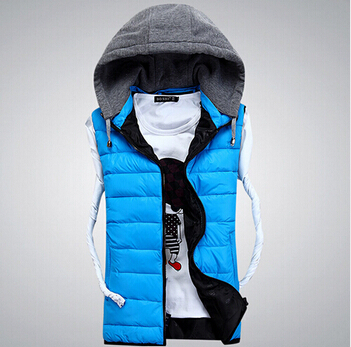 Fall-New Arrival Winter and Antumn casual cotton men/women vest latest style Fashion Warm Hooded thick jacket 4 color free shipping