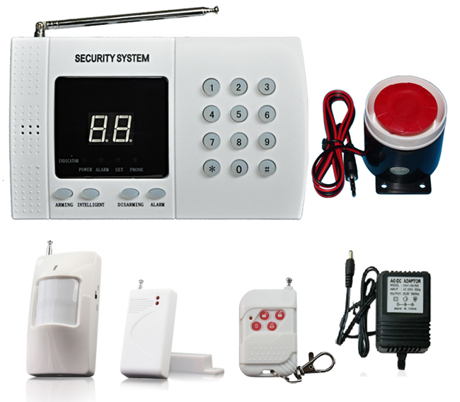 99 Zones Wireless Home Security Burglar Alarm System Auto Dialing + Window/Door alarm sensor + PIR Motion Infrared detection alarm sensor
99 Zones Wireless Home Security Burglar Alarm System Auto Dialing + Window/Door alarm sensor + PIR Motion Infrared detection alarm sensor